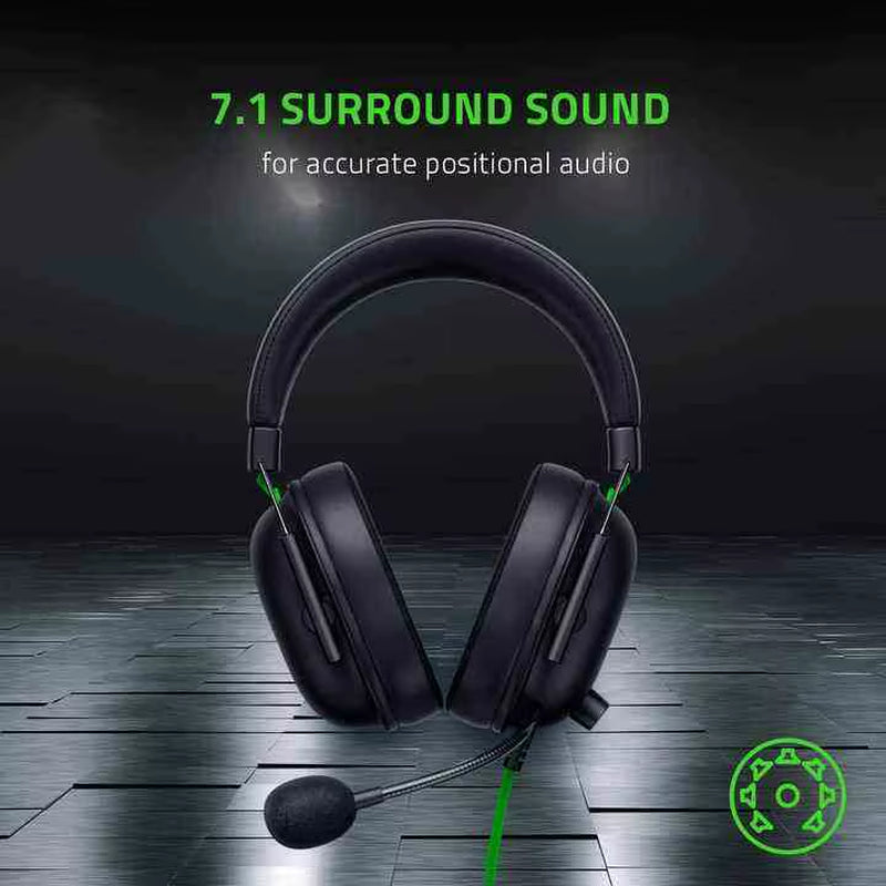 Razer Blackshark V2 X Computer Music Earpiece Over-Ear Vr Wired Headsets Noise Cancelling Earphones Gaming Headphones with Mic