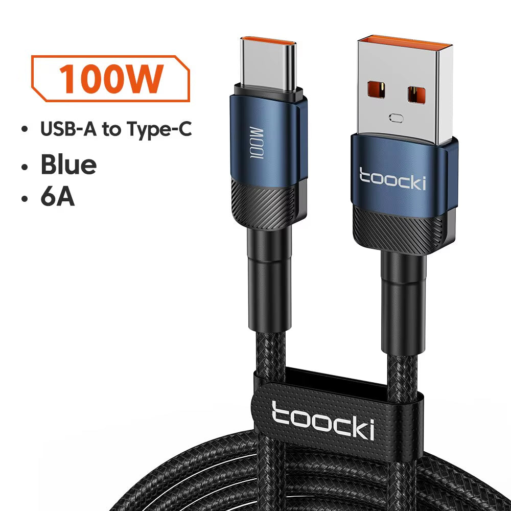 USB Type C Cable Fast Charging USB C Charger Cord for Iphone 15 14 13 12 11 Huawei P40 P30 Realme Oppo Oneplus Power Bank