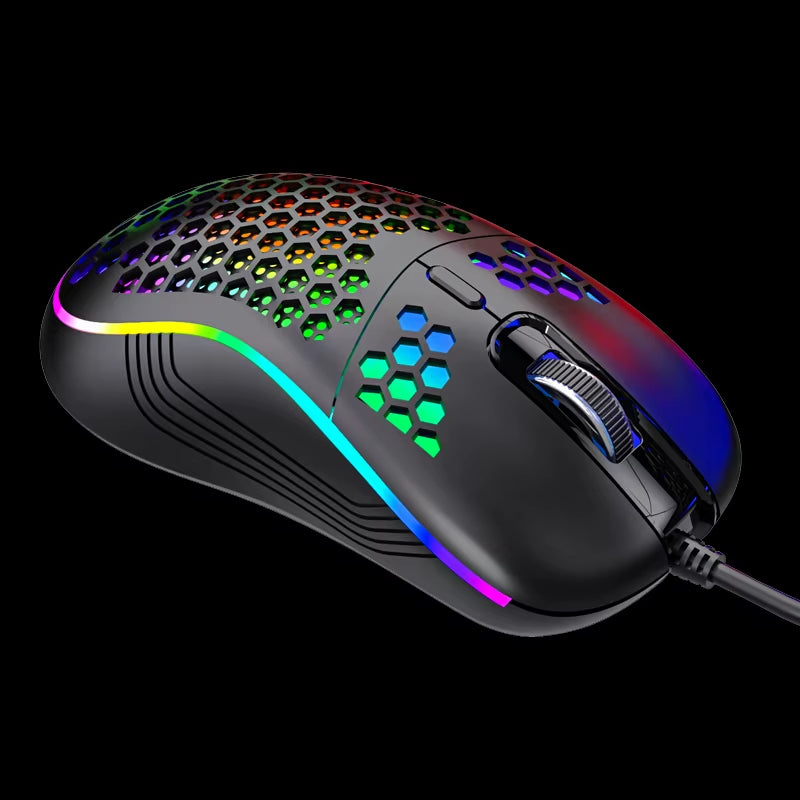 Best Selling 7200DPI Optical Gaming Mouse Ergonomic RGB USB Wired Mouse for Computer Office Gamer Mice Honeycomb Gaming Mouse